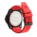Tommy Hilfiger Windsurf Black Dial Red Rubber Strap Watch for Men - 1791112 Buy Now By Tommy Hilfiger