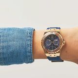 Guess Limelight Blue Dial Blue Silicone Strap Watch For Women - W1053L1 Buy Now By Guess