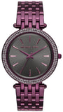 Michael Kors Darci Black Dial Purple Steel Strap Watch for Women - MK3554 Buy Now By Michael Kors