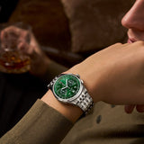 Breitling Premier B01 Chronograph 42 Green Dial Silver Steel Strap Watch for Men - AB0145371L1A1 Buy Now By Breitling