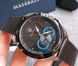 Maserati Traguardo Chronograph Black Dial Mesh Bracelet Watch For Men - R8873612006 Buy Now By Maserati