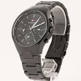 Tommy Hilfiger Justin Chronograph Black Dial Black Steel Strap Watch For Men - 1792055 Buy Now By Tommy Hilfiger