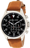 Michael Kors Gage Chronograph Quartz Black Dial Brown Leather Strap Watch For Men - MK8333 Buy Now By Michael Kors