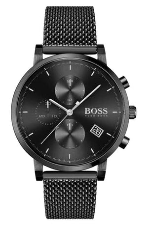 Hugo Boss Integrity Black Dial Black Mesh Bracelet Watch for Men - 1513813 Buy Now By Hugo Boss