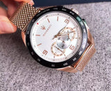 Maserati Traguardo 45mm Chronograph Rose Gold Mesh Strap White Dial Watch For Men - R8873612011 Buy Now By Maserati