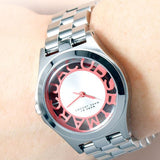 Marc Jacobs Henry Silver Dial Silver Steel Strap Watch for Women - MBM3294 Buy Now By Marc Jacobs