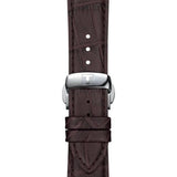 Tissot Gentlemen Silver Dial Brown Leather Strap Watch for Men - T127.410.16.031.01 Buy Now By Tissot