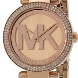 Michael Kors Parker Rose Gold Dial Rose Gold Steel Strap Watch for Women - MK5865 Buy Now By Michael Kors