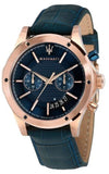 Maserati Circuito Blue Dial Blue Leather Strap Watch For Men - R8871627002 Buy Now By Maserati