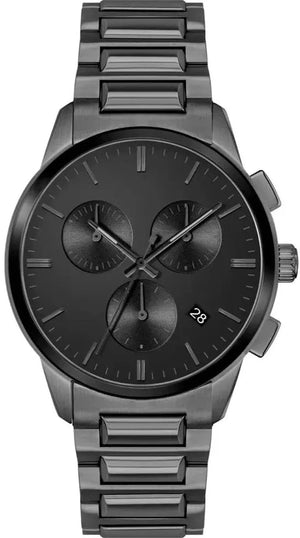 Hugo Boss Dapper Chronograph Black Dial Black Steel Strap Watch For Men - 1513929 Buy Now By Hugo Boss