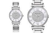 Michael Kors Catlin Silver Dial Silver Steel Strap Watch for Women - MK3355 Buy Now By Michael Kors