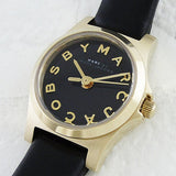 Marc Jacobs Henry Dinky Black Dial Black Leather Strap Watch for Women - MBM1240 Buy Now By Marc Jacobs