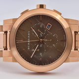Burberry The City Grey Dial Rose Gold Steel Strap Watch for Men - BU9353 Buy Now By Burberry