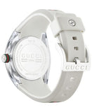 Gucci Sync Quartz White Dial White Rubber Strap Unisex Watch - YA137302 Buy Now By Gucci