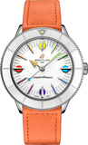 Breitling Superocean Heritage '57 Pastel Paradise White Dial Orange Leather Watch for Women - A10340A11A1X1 Buy Now By Breitling