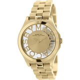 Marc Jacobs Henry Gold Dial Gold Steel Strap Watch for Women - MBM3292 Buy Now By Marc Jacobs