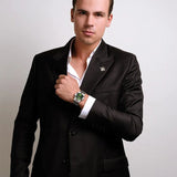 Maurice Lacroix Aikon Date Quartz Green Dial Silver Steel Strap Watch for Men - AI1108-SS002-630-1 Buy Now By Maurice Lacroix