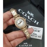 Coach Madison White Dial Gold Steel Strap Watch for Women - 14502403 Buy Now By Coach