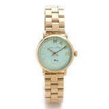 Marc Jacobs Baker Mint Green Dial Gold Steel Strap Watch for Women - MBM3284 Buy Now By Marc Jacobs