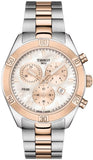 Tissot PR 100 Sport Chic Chronograph Mother of Pearl Dial Two Tone Steel Strap Watch for Women - T101.917.22.151.00 Buy Now By Tissot