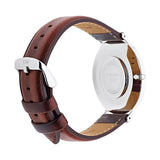 Daniel Wellington Classic St Mawes White Dial Brown Leather Strap Watch For Men - DW00100021 Buy Now By Daniel Wellington