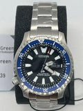 Citizen Promaster Fugu Limited Edition Diver's 200m Automatic Black Dial Silver Steel Strap Watch For Men - NY0098-84E Buy Now By Citizen