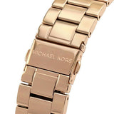 Michael Kors Ritz Analog Crystals Silver Dial Rose Gold Steel Strap Watch for Women - MK6863 Buy Now By Michael Kors