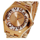 Marc Jacobs Henry Rose Gold Dial Rose Gold Steel Strap Watch for Women - MBM3293 Buy Now By Marc Jacobs