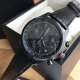 Gucci G Timeless Chronograph Black Dial Black Leather Strap Watch For Men - YA126244 Buy Now By Gucci