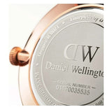 Daniel Wellington Dapper Reading White Dial Black Leather Strap Watch For Men - DW00100107 Buy Now By Daniel Wellington