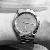 Marc Jacobs Henry Silver Dial Silver Steel Strap Watch for Women - MBM3210 Buy Now By Marc Jacobs