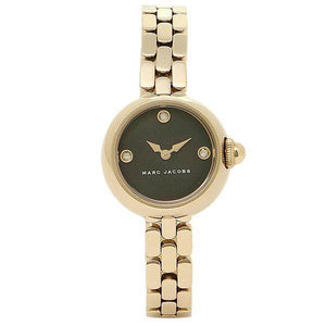 Marc Jacobs Courtney Mother of Pearl Black Dial Gold Steel Strap Watch for Women - MJ3460 Buy Now By Marc Jacobs