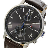 Tommy Hilfiger Aiden Quartz Black Dial Brown Leather Strap Watch for Men - 1791309 Buy Now By Tommy Hilfiger