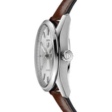 Tag Heuer Carrera Day Date Silver Dial Brown Leather Strap Watch for Men - WBN2011.FC6484 Buy Now By Tag Heuer