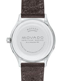 Movado Heritage Moonphase Blue Dial Brown Leather Strap Watch For Women - 3650009 Buy Now By Movado