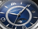 Maurice Lacroix Fiaba Moonphase Blue Dial Silver Steel Strap Watch for Women - FA1084-SS002-420-1 Buy Now By Maurice Lacroix