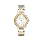 Michael Kors Lennox Three Hand Silver Dial Two Tone Steel Strap Watch For Women - MK7338 Buy Now By Michael Kors