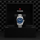 Tudor Black Bay Automatic Blue Dial Silver Steel Strap Watch for Men - M79540-0004