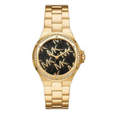 Michael Kors Lennox Quartz Black Dial Gold Steel Strap Watch For Women - MK7404 Buy Now By Michael Kors