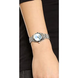 Marc Jacobs Peeker Blue Dial Silver Steel Strap Watch for Women - MBM3376 Buy Now By Marc Jacobs