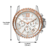 Michael Kors Everest Chronograph Silver Dial Two Tone Steel Strap Watch For Women - MK6975 Buy Now By Michael Kors
