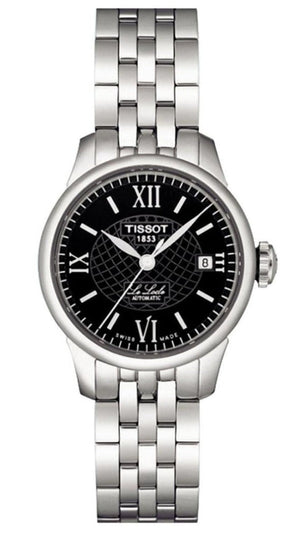 Tissot Le Locle Automatic Small Lady Black Dial Silver Steel Strap Watch For Women - T41.1.183.53 Buy Now By Tissot