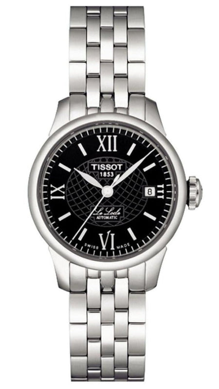 Tissot Le Locle Automatic Small Lady Black Dial Silver Steel Strap Watch For Women - T41.1.183.53 Buy Now By Tissot