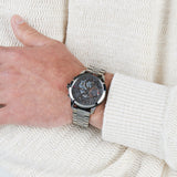 Tommy Hilfiger Henry Chronograph Grey Dial Grey Steel Strap Watch For Men - 1710479 Buy Now By Tommy Hilfiger