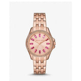 Michael Kors Mini Pilot Quartz Gold Dial Gold Steel Strap Watch For Women - MK7367 Buy Now By Michael Kors