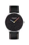 Coach Perry Black Dial Black Leather Strap Watch for Women - 14503033 Buy Now By Coach
