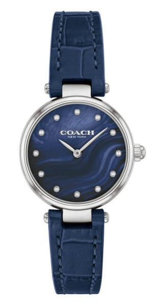 Coach Park Navy Blue Dial Navy Blue Leather Strap Watch for Women - 14503535 Buy Now By Coach