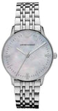 Emporio Armani Classic Quartz Mother of Pearl Dial Silver Steel Strap Watch For Women - AR1602 Buy Now By Emporio Armani