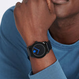 Movado Bold TR90 Black Dial Black Leather Strap Watch For Men - 3600307 Buy Now By Movado