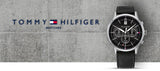 Tommy Hilfiger Kyle Quartz Black Dial Black Leather Strap Watch for Men - 1791630 Buy Now By Tommy Hilfiger